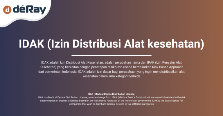 Medical Device Ditribution License, Izin Distribusi Alat Kesehatan, Deray Global Utama